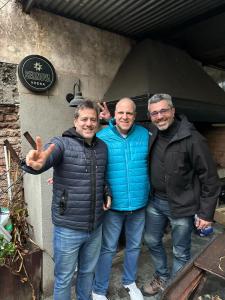 Puella participó como invitado del primer Cabildo Abierto de Caballito junto con el presidente del PJ Ciudad, Mariano Recalde (19/10/2024)